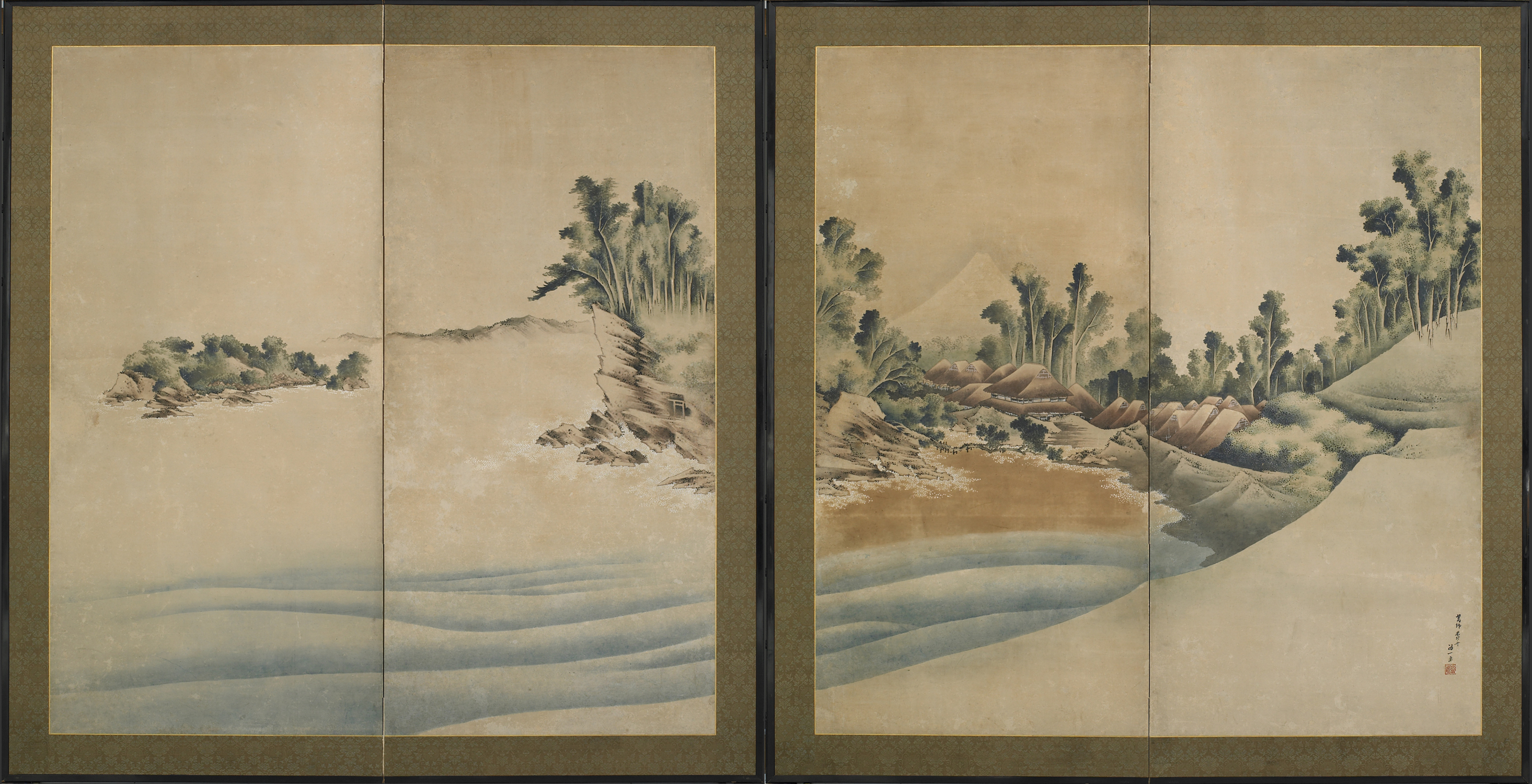 Katsushika Hokusai, Mount Fuji and Enoshima