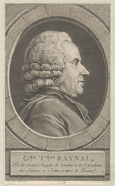 Augustin de Saint-Aubin, Portrait of Guillaume-Thomas Raynal