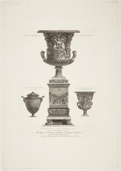 Giovanni Battista Piranesi, Antikke vaser