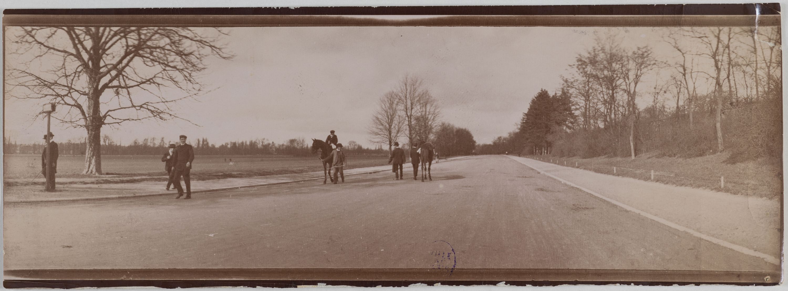 Anonyme, Panorama, parc de Bagatelle, 16ème arrondissement, Paris.