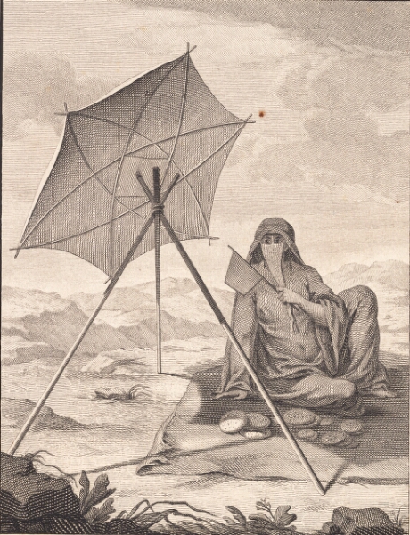 J.F. Clemens, En arabisk kvinde, der sælger brød