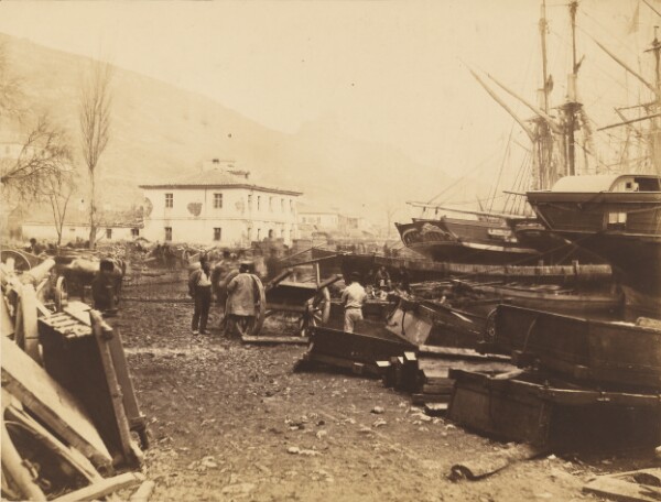 Roger Fenton, Landing Place, Ordnance Wharf, Balaklava
