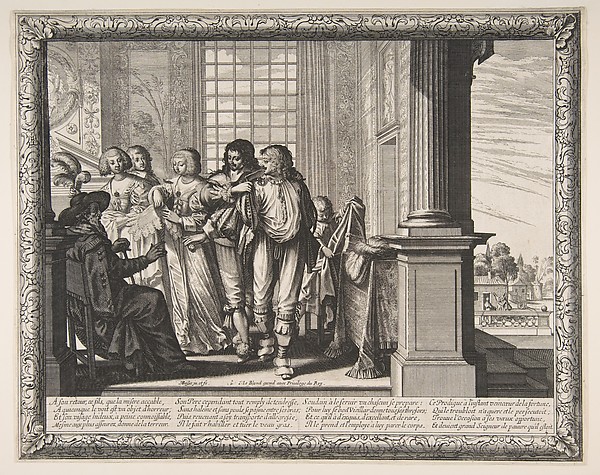 Abraham Bosse, The Prodigal Son Changes Clothes