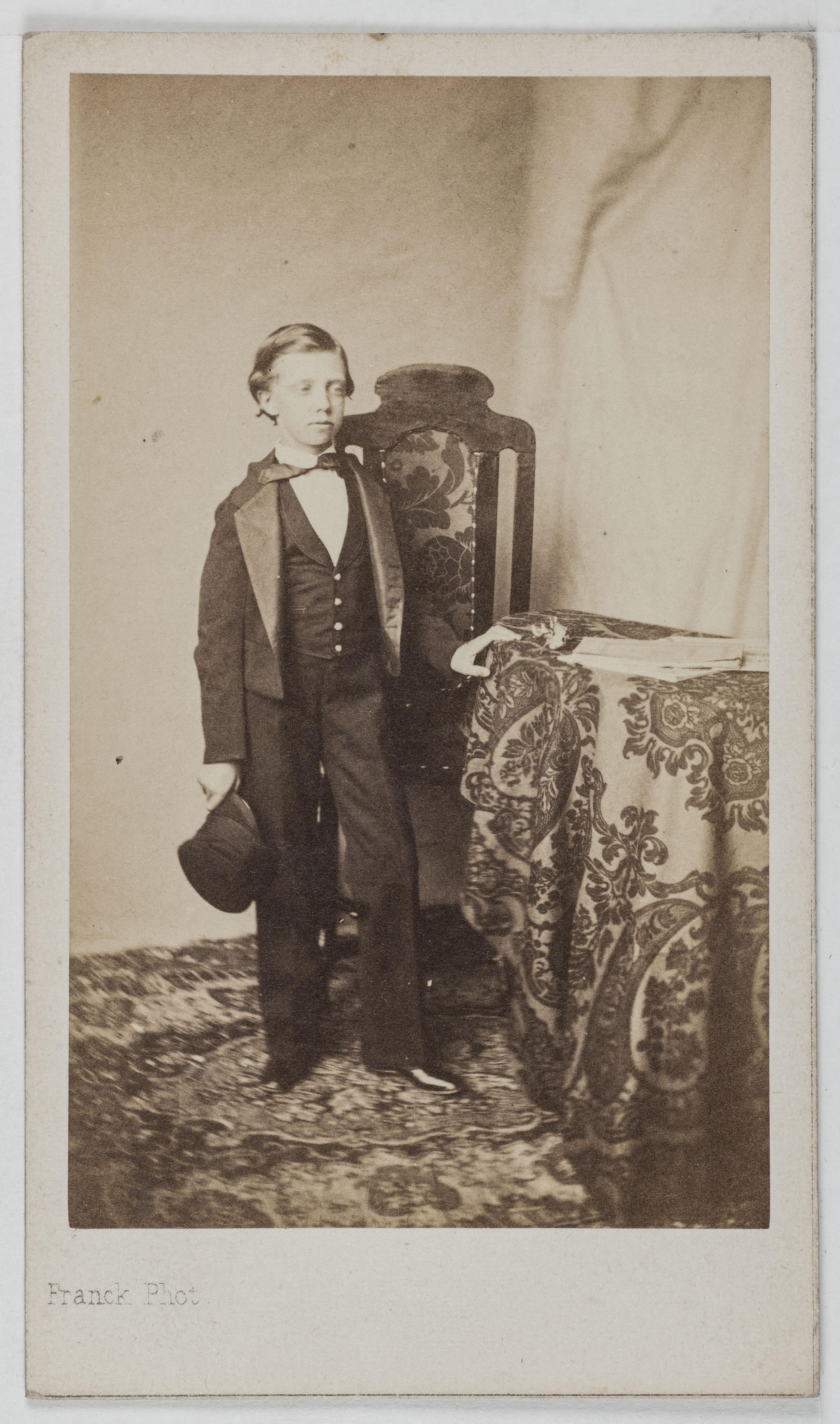 Franck, Portrait de Robert de Bourbon-Parme (1848-1907), duc de Parme, neveu du Comte de Chambord et héritier du duché de Parme.