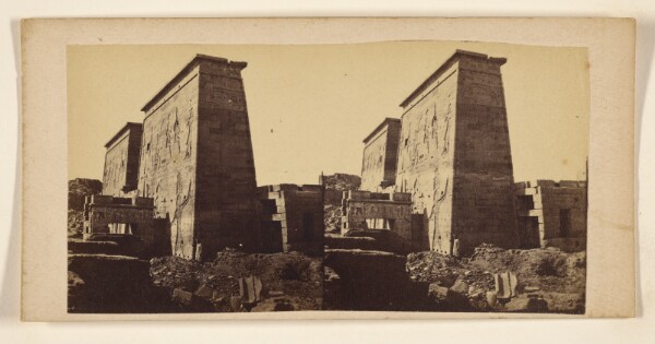 Francis Frith, [Temples on the Island of Philae.]