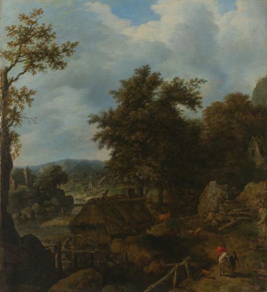Allaert van Everdingen, Swedish Landscape with a Water Mill