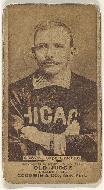 Goodwin & Company, Anson, Captain, Chicago, from the Old Judge series (N172) for Old Judge Cigarettes