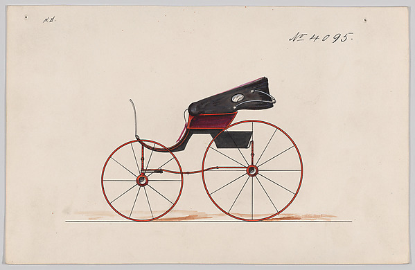 Brewster & Co., Design for Pony Phaeton, no. 4095