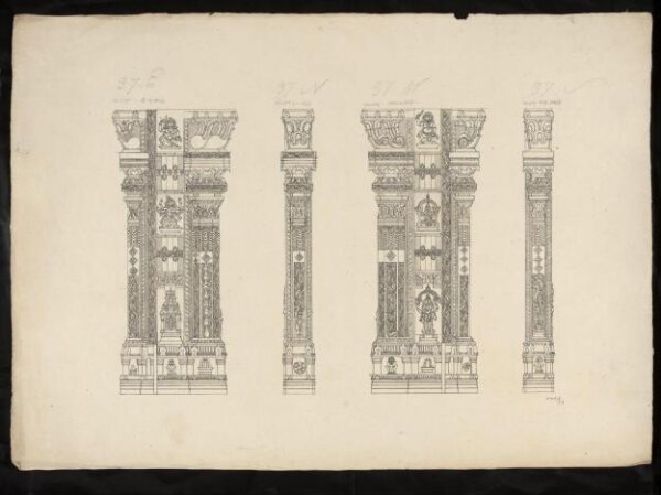 Unknown, Architectural drawing of Tirumala Nayak at Madura,