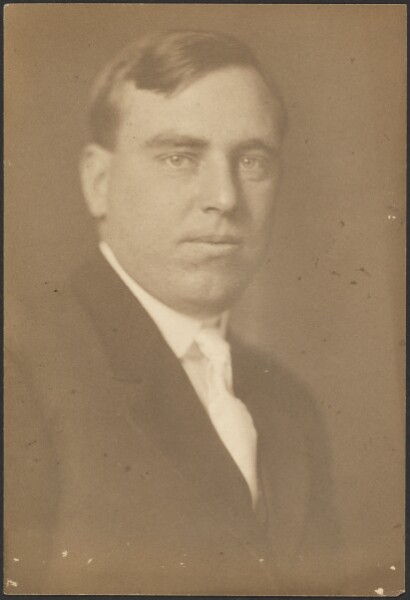Louis Fleckenstein, [Portrait of a Man with White Tie]