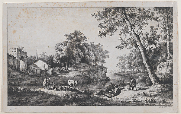 Jean Jacques de Boissieu, Landscape at Ambronay