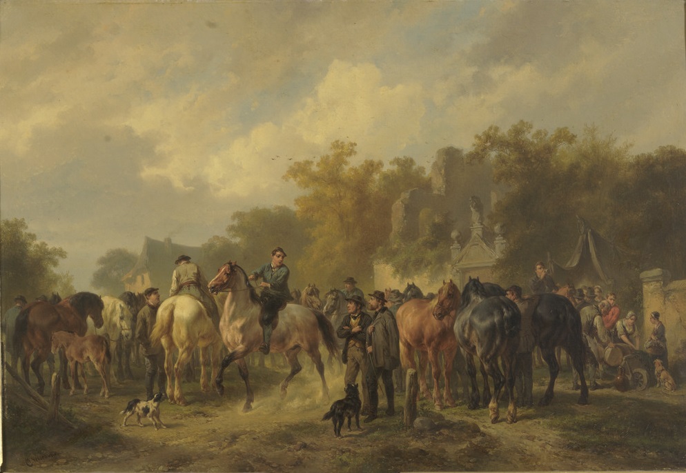 Wouterus Verschuur, Een paardenmarkt