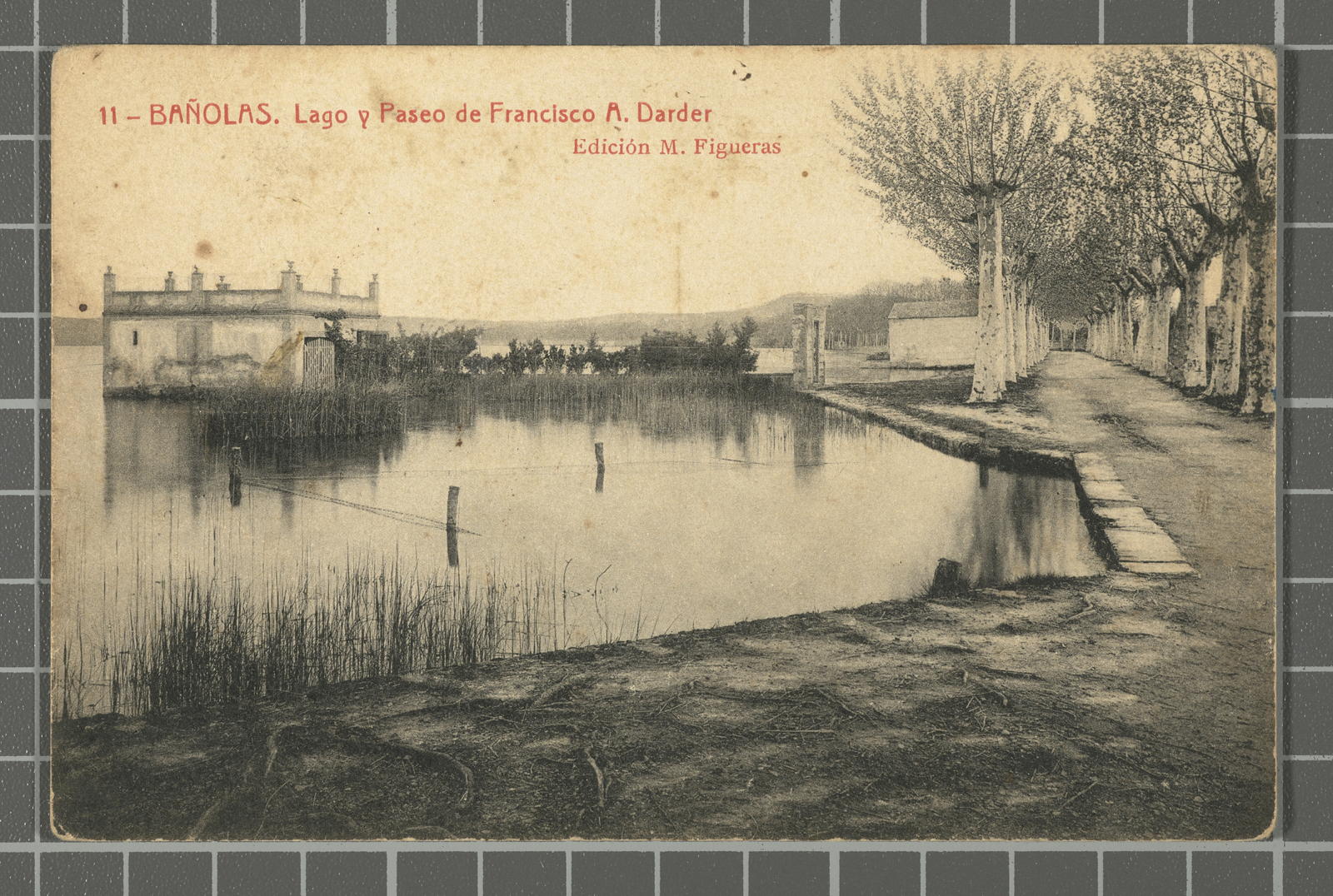 Desconegut, 11 - Bañolas. Lago y Paseo de Francisco A. Darder