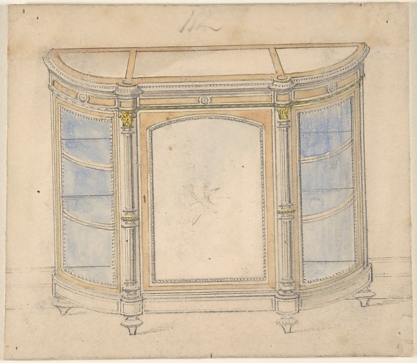 Anonymous, British, 19th century, Cabinet Design