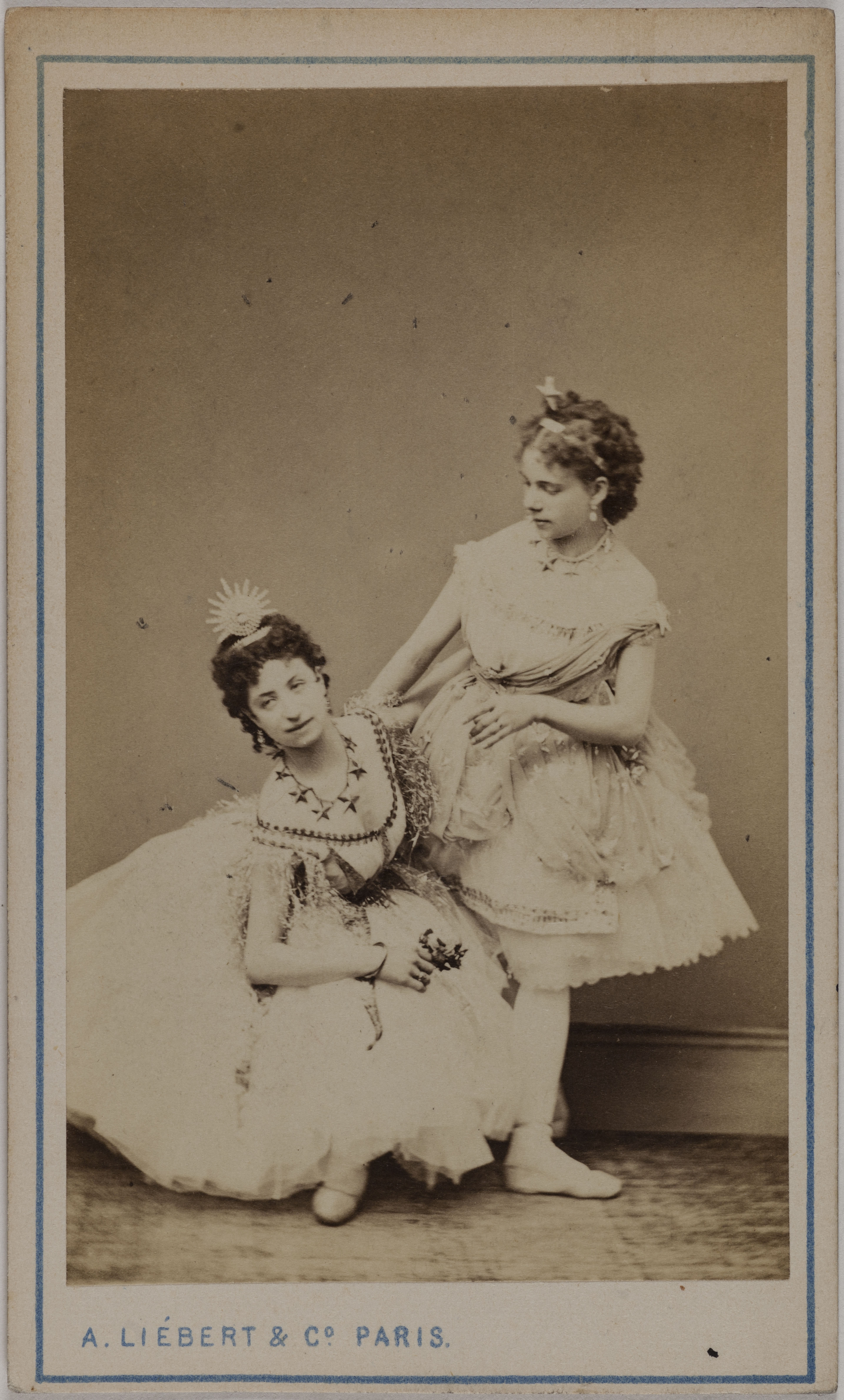 Alphonse Liébert, Portrait d'Ardizonni (danseuse italienne) et de Nardini
