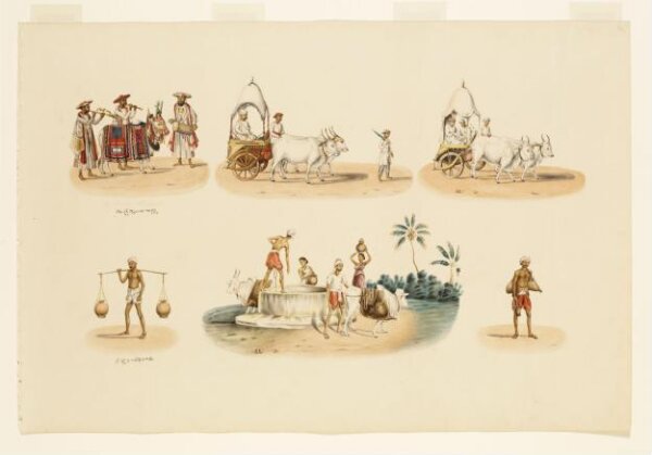 Unknown, Three modes of transport and three methods of obtaining water