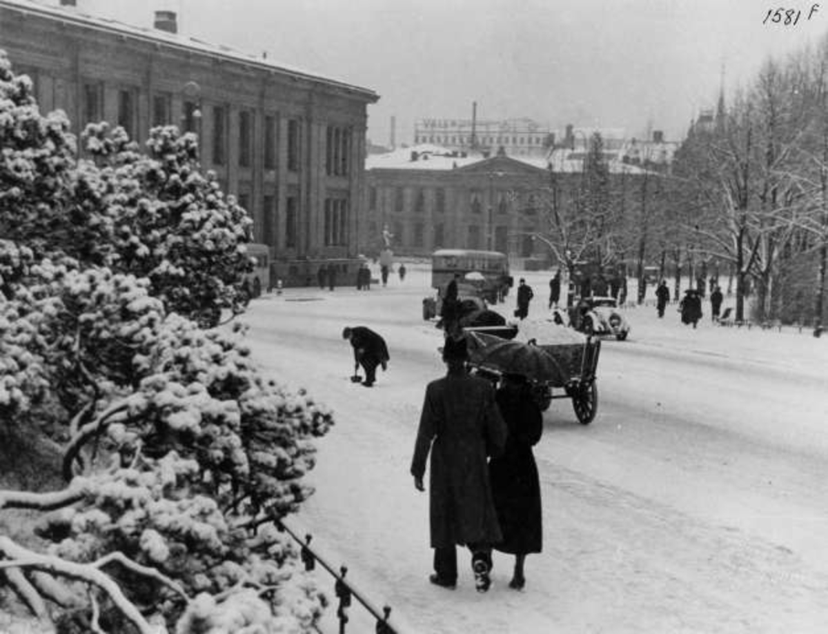 Anders Beer Wilse, Gateliv ved Universitetet i Oslo, 1935.