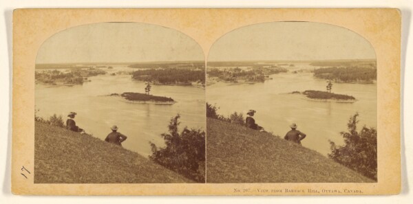 William England, View from Barrack Hill. Ottawa, Canada.