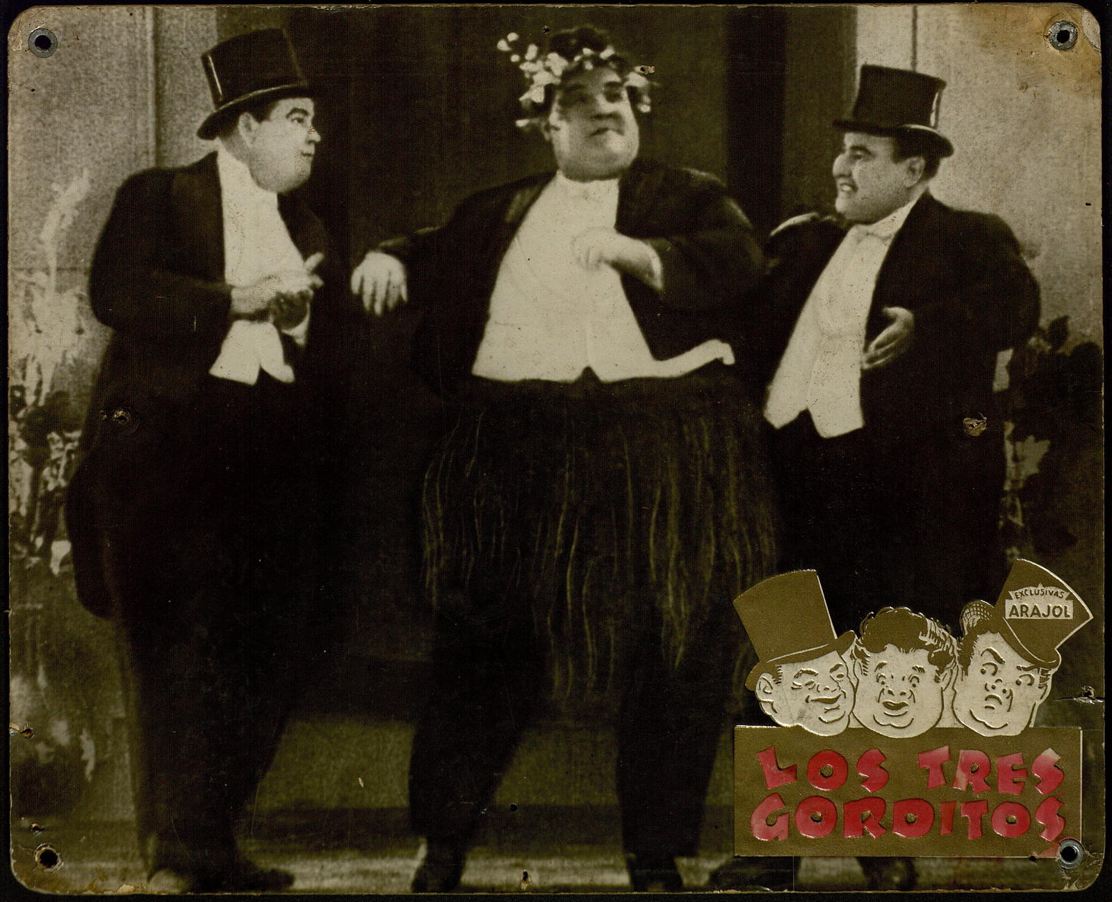 Desconegut, Tres gorditos, los
