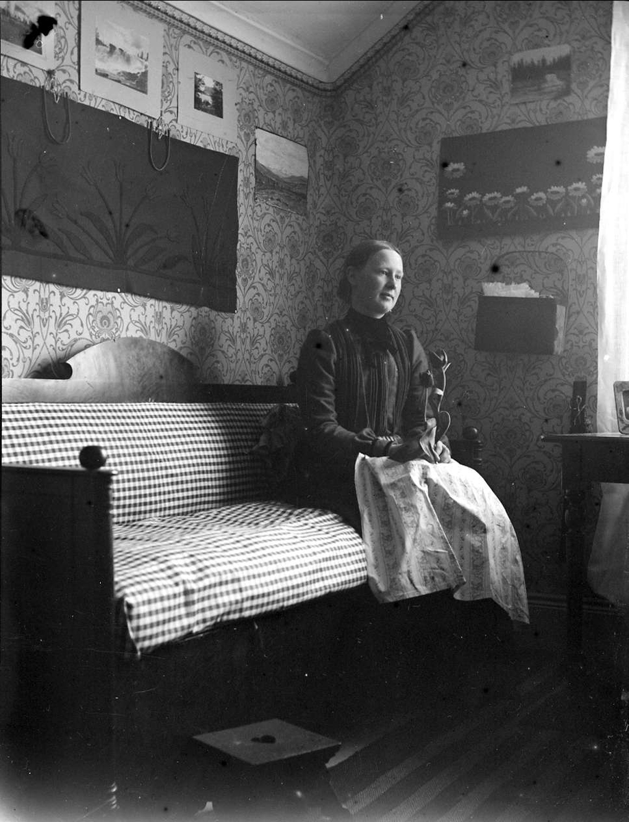 August Fredrik Schagerström, Göta Sjöberg i hemmiljö, sannolikt Uppsala 1902
