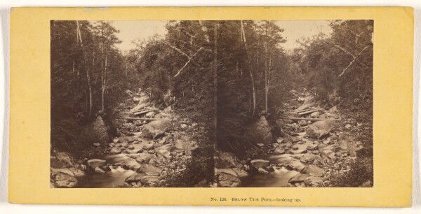 John P. Soule, Below The Pool. - looking up.