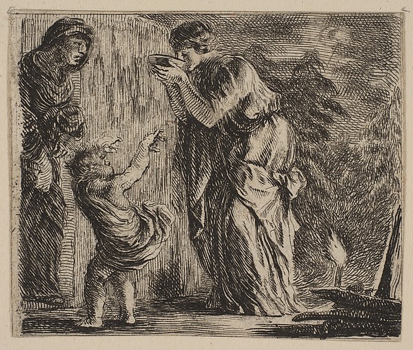 Stefano della Bella, Ceres, from 'Game of Mythology' (Jeu de la Mythologie)