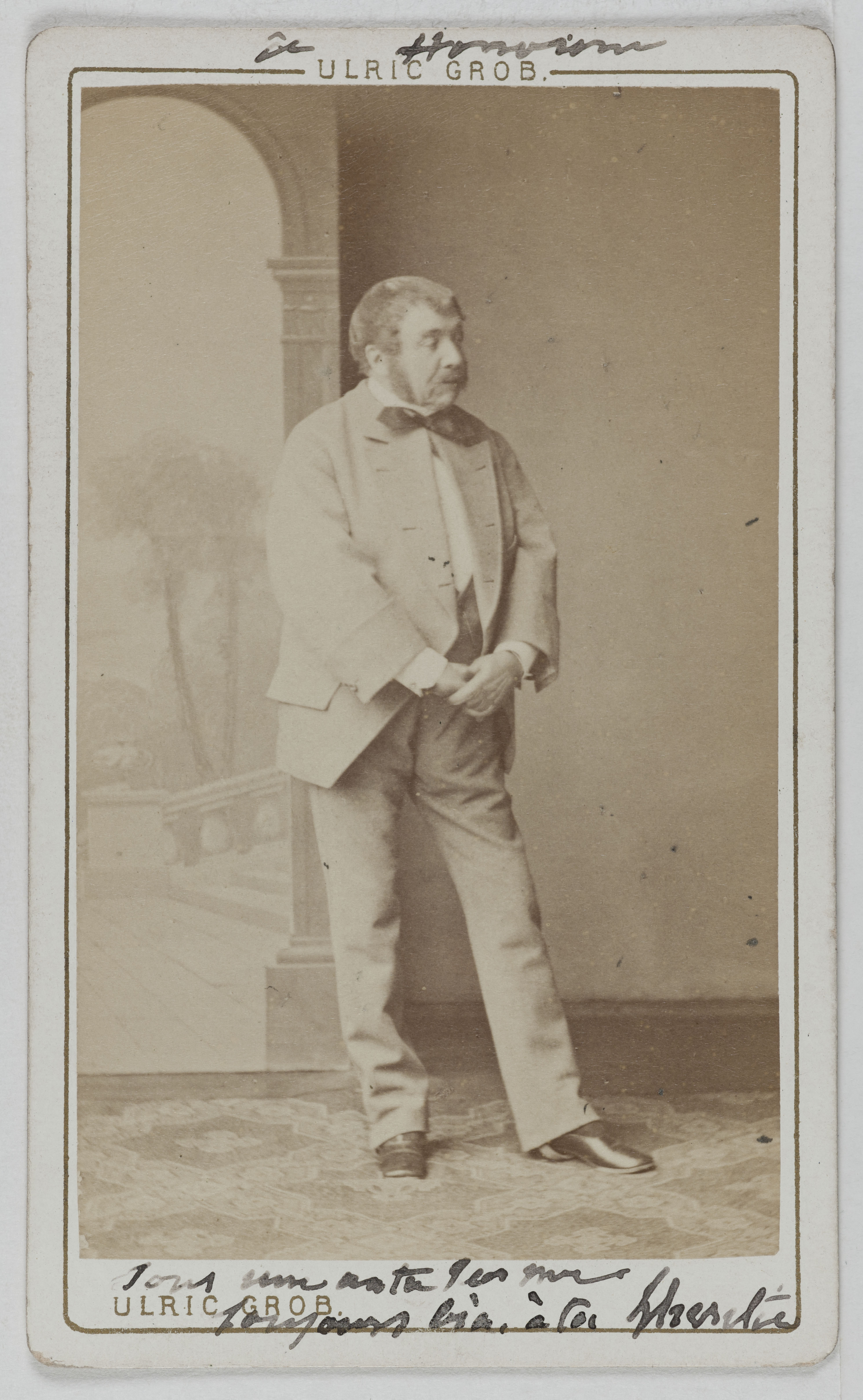 Ulric Grob, Portrait de Lhéritier Romain, (Paul Thomas dit), (1809-1885), (acteur)
