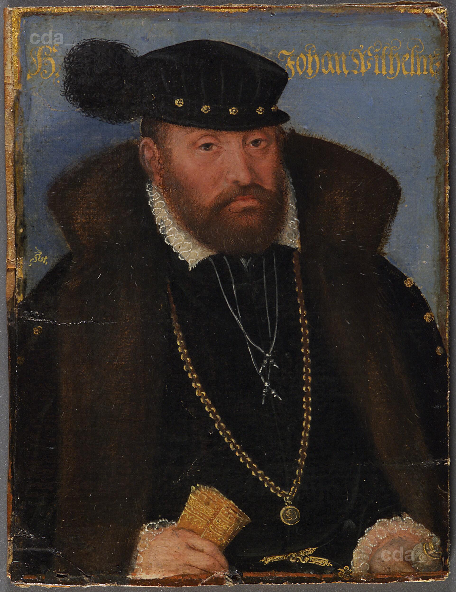 Lucas Cranach the Younger, Johann Wilhelm, Duke of Saxe-Weimar, son of Johann Friedrich I., died 1573