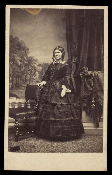 London Stereoscopic and Photographic Company, A portrait of 'Mrs Eliza Hill'
