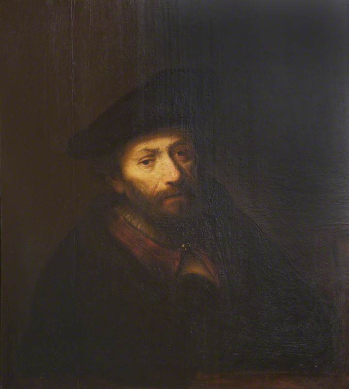 Rembrandt, Bust of a Man with Beard and Beret