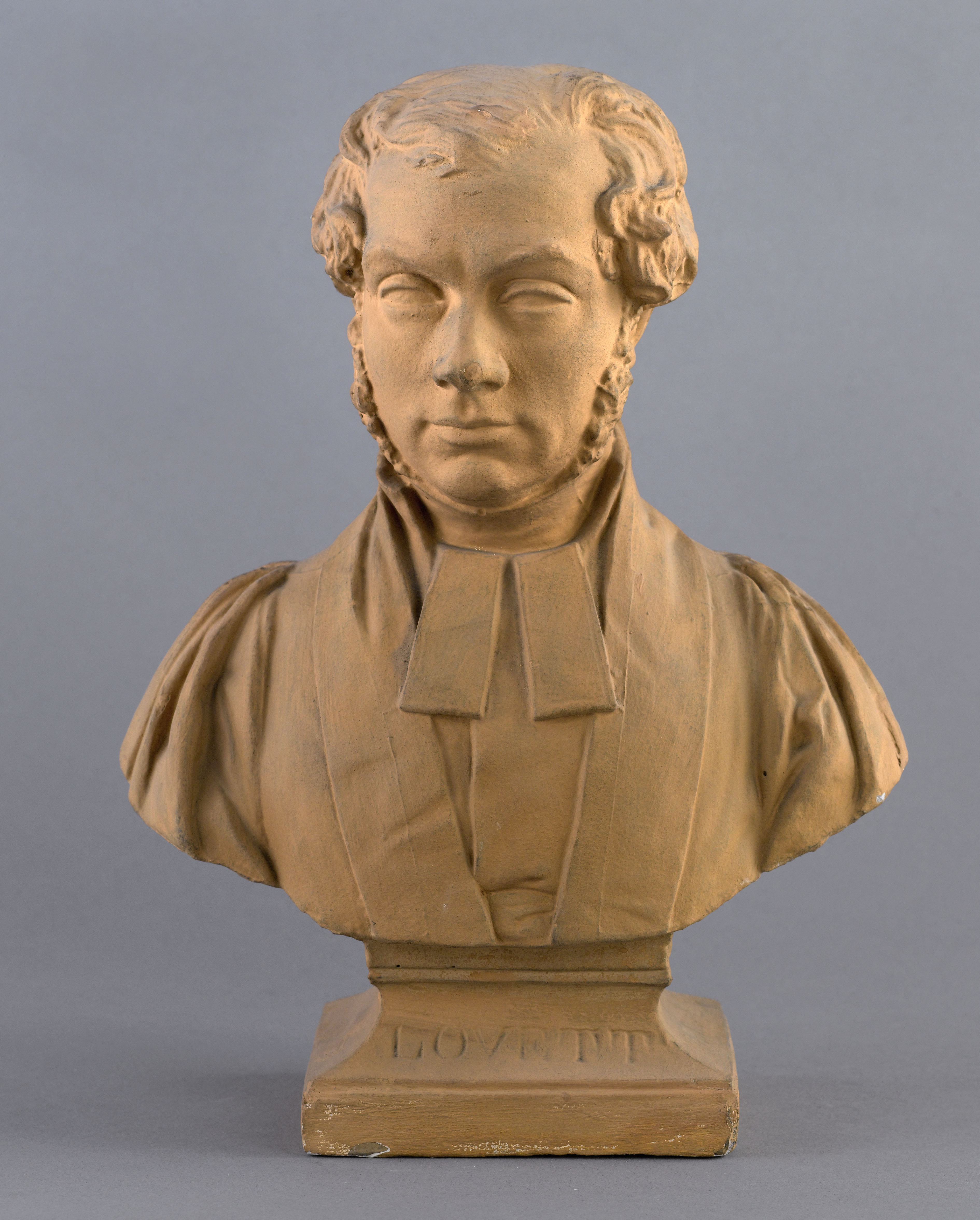 Jean Pierre Dantan, Portrait sérieux du ministre protestant anglais, Lovett