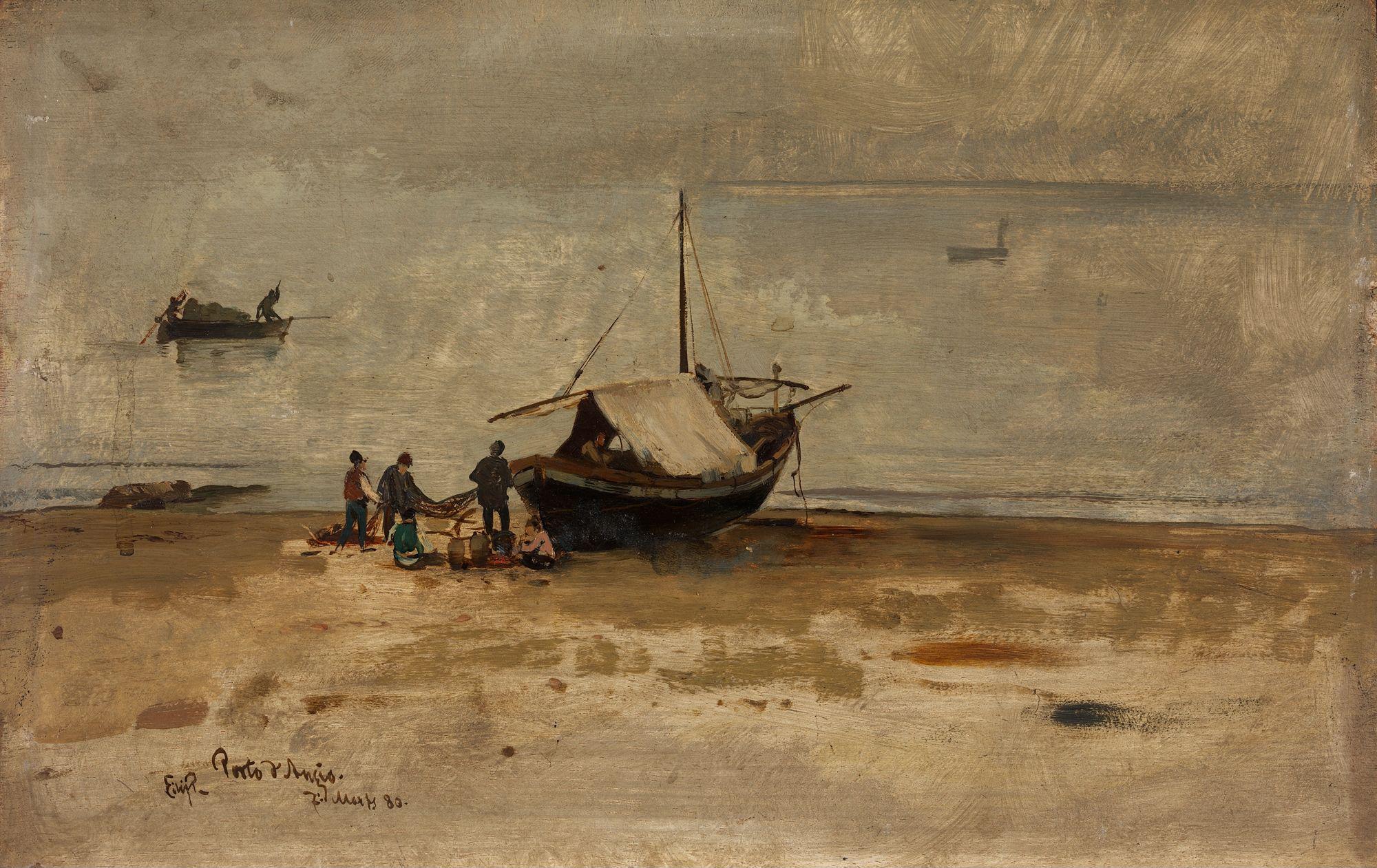 Eilif Peterssen, The Beach at Porto d'Anzio
