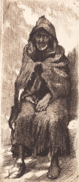 Frans Schwartz, Siddende tiggermunk