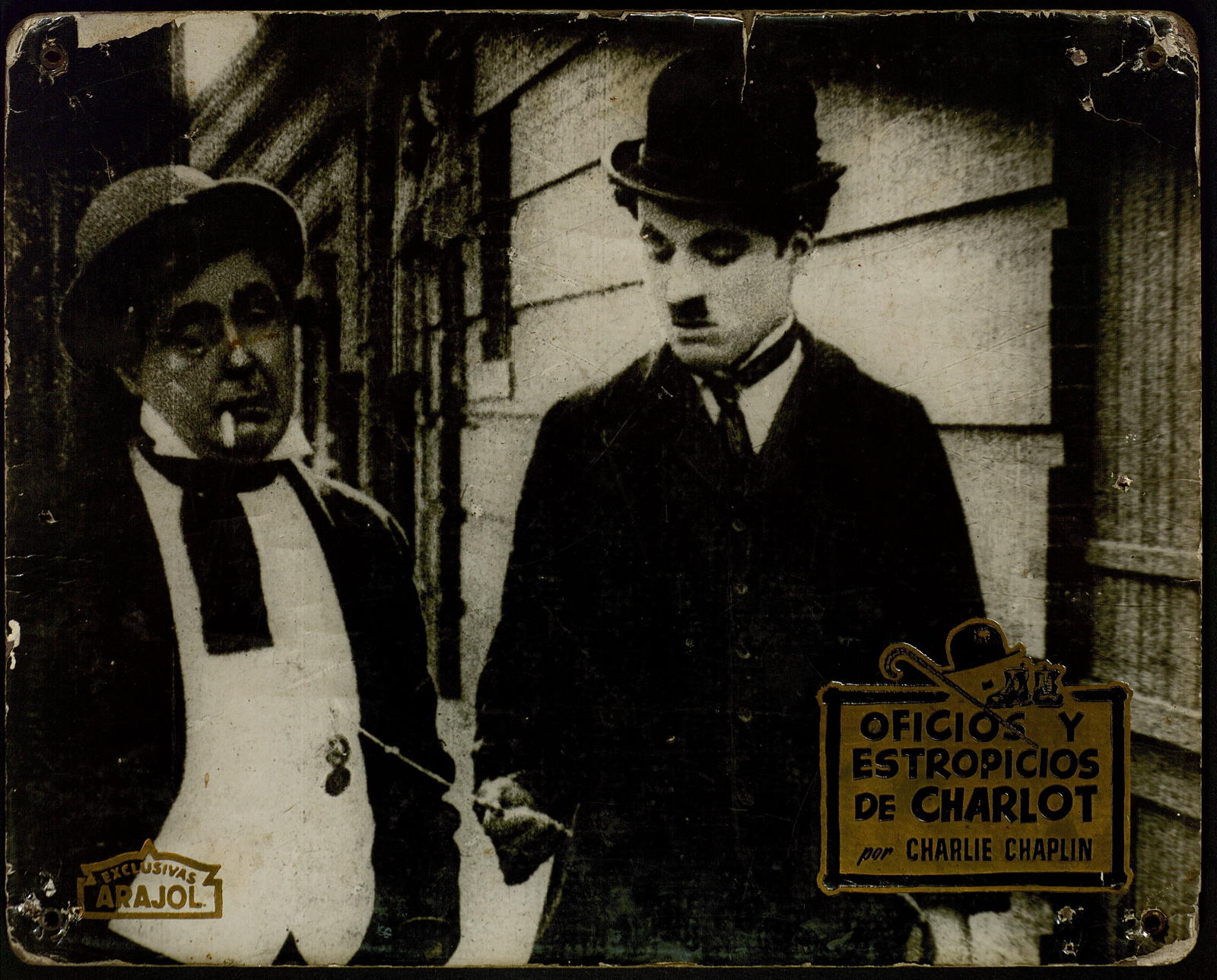 Desconegut, Oficios y estropicios de Charlot