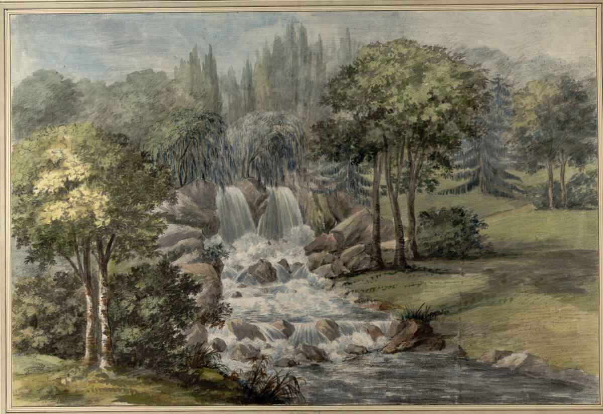 FrançoisLefèbvre, Die Kaskaden im Park von Schoonenberg (Laeken)