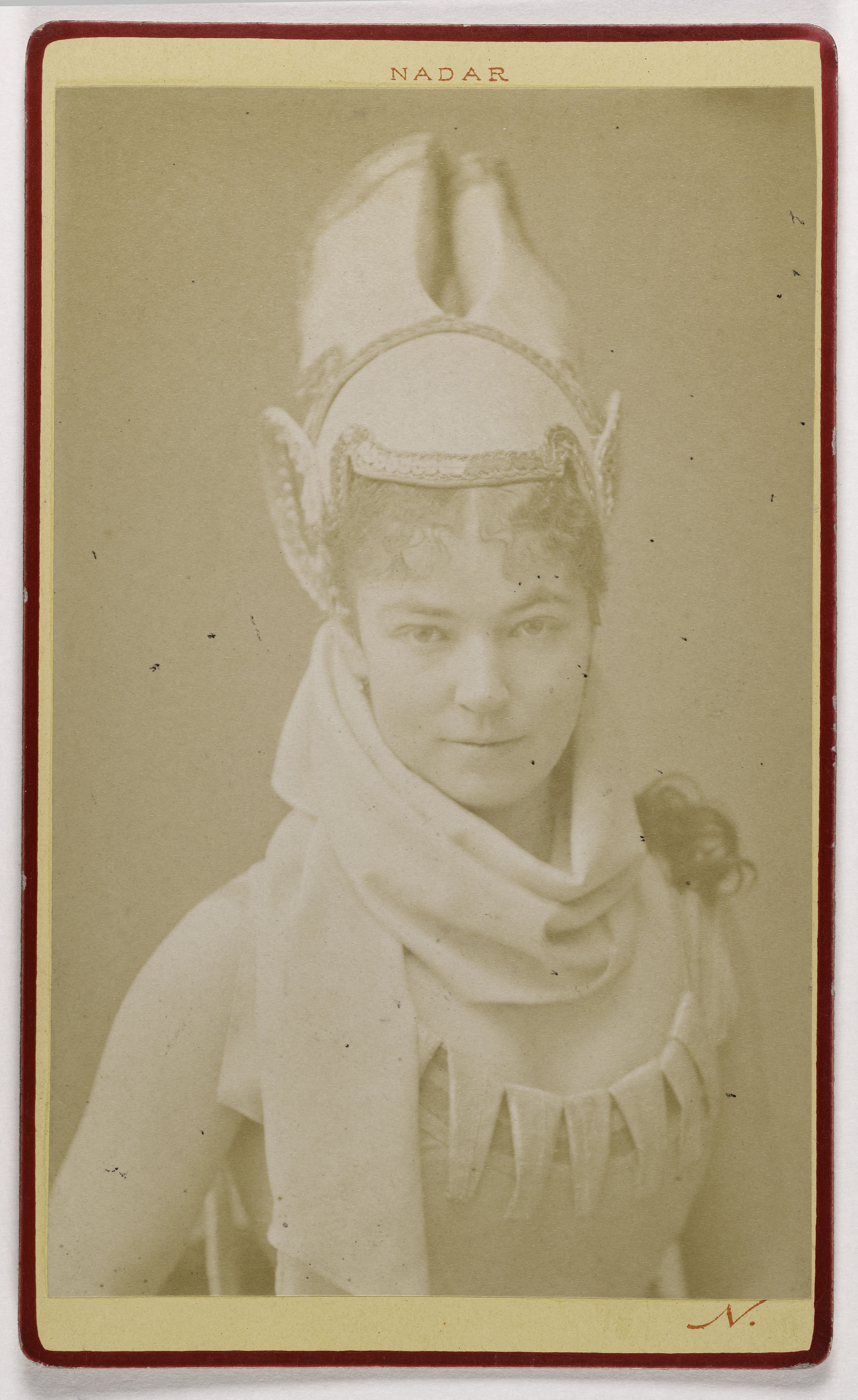 Atelier Nadar, Portrait de Zélina Bied (actrice aux Folies dramatiques, au Théâtre de la Renaissance et de la Gaieté)