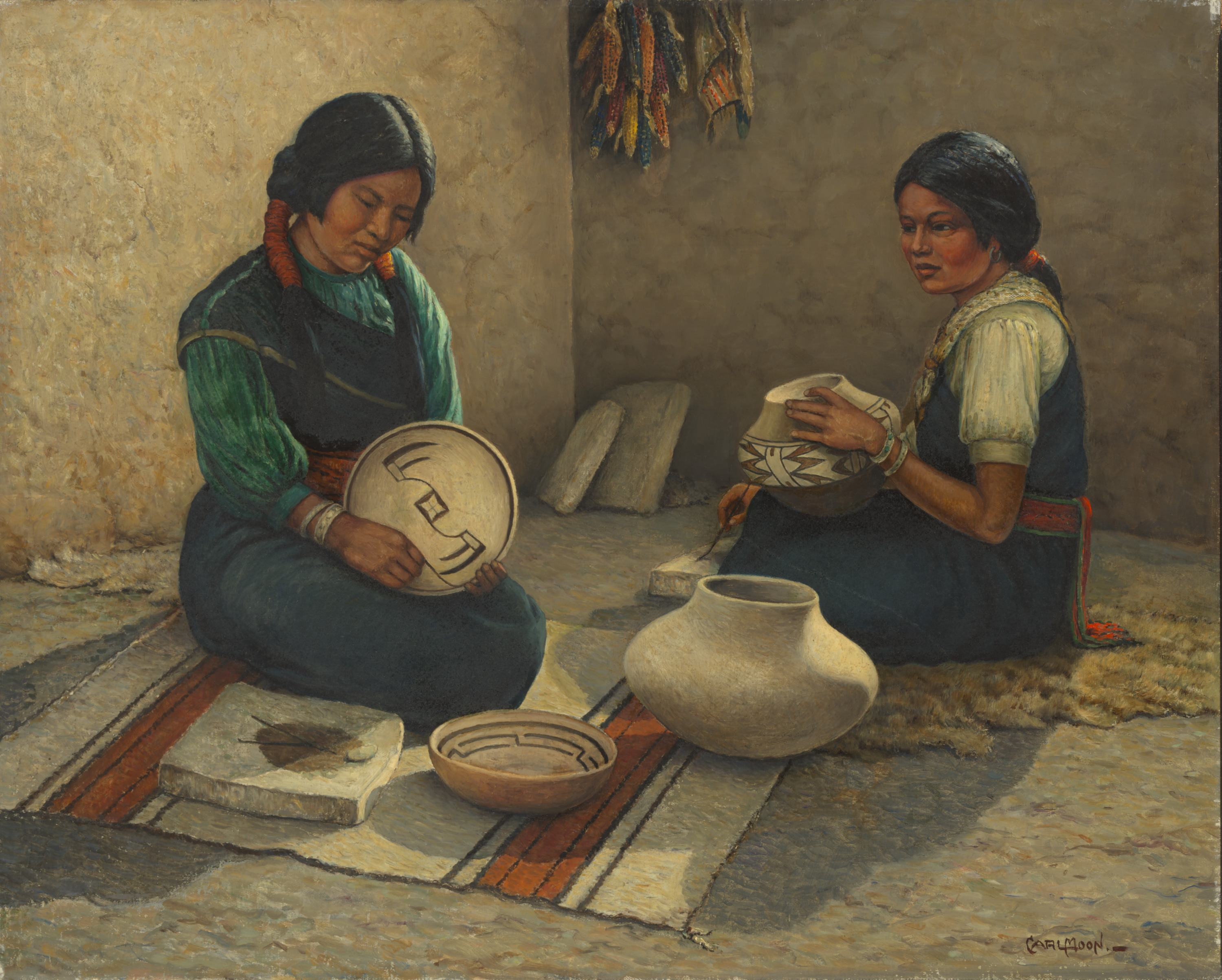Carl Moon, Hopi Pottery Painters