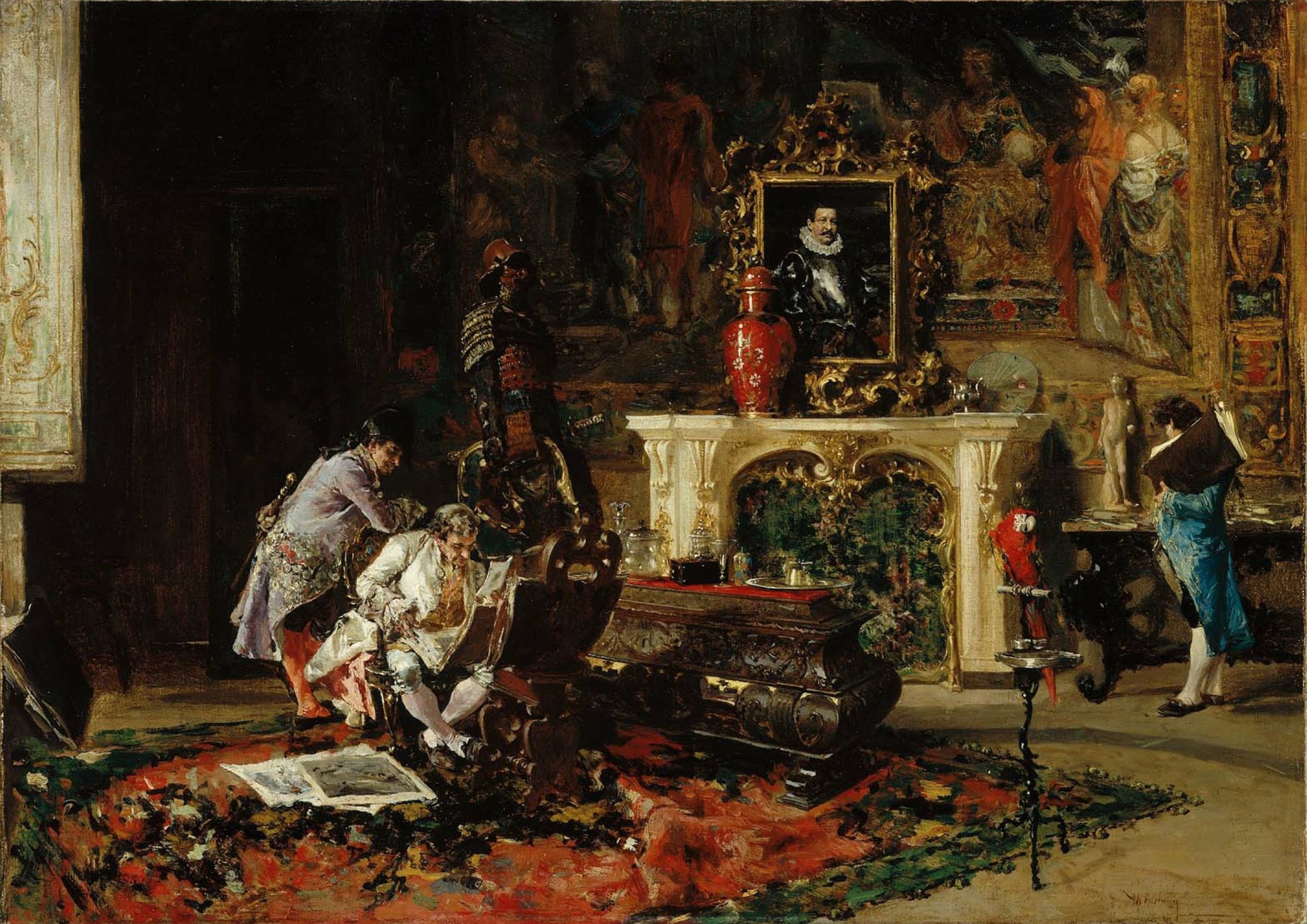 Mariano Fortuny Marsal, Antiquaries