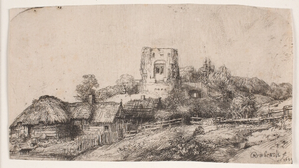 Rembrandt van Rijn, Landskab med et tårn