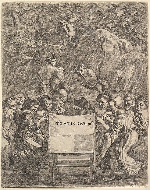 Stefano della Bella, Frontispiece for "The Works of Scarron" (Œuvres de Scarron)