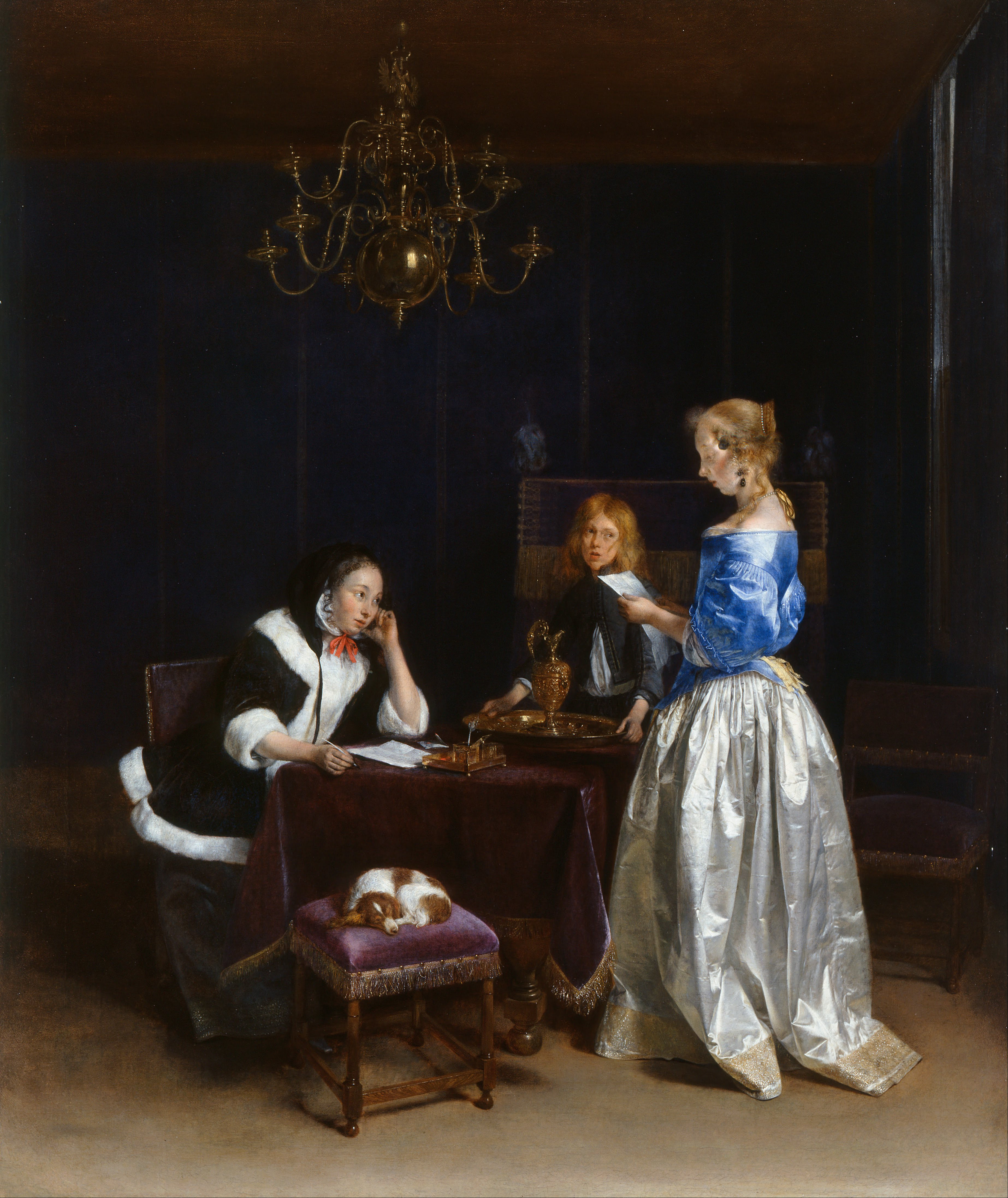 Gerard ter Borch, The Letter by Gerard ter Borch