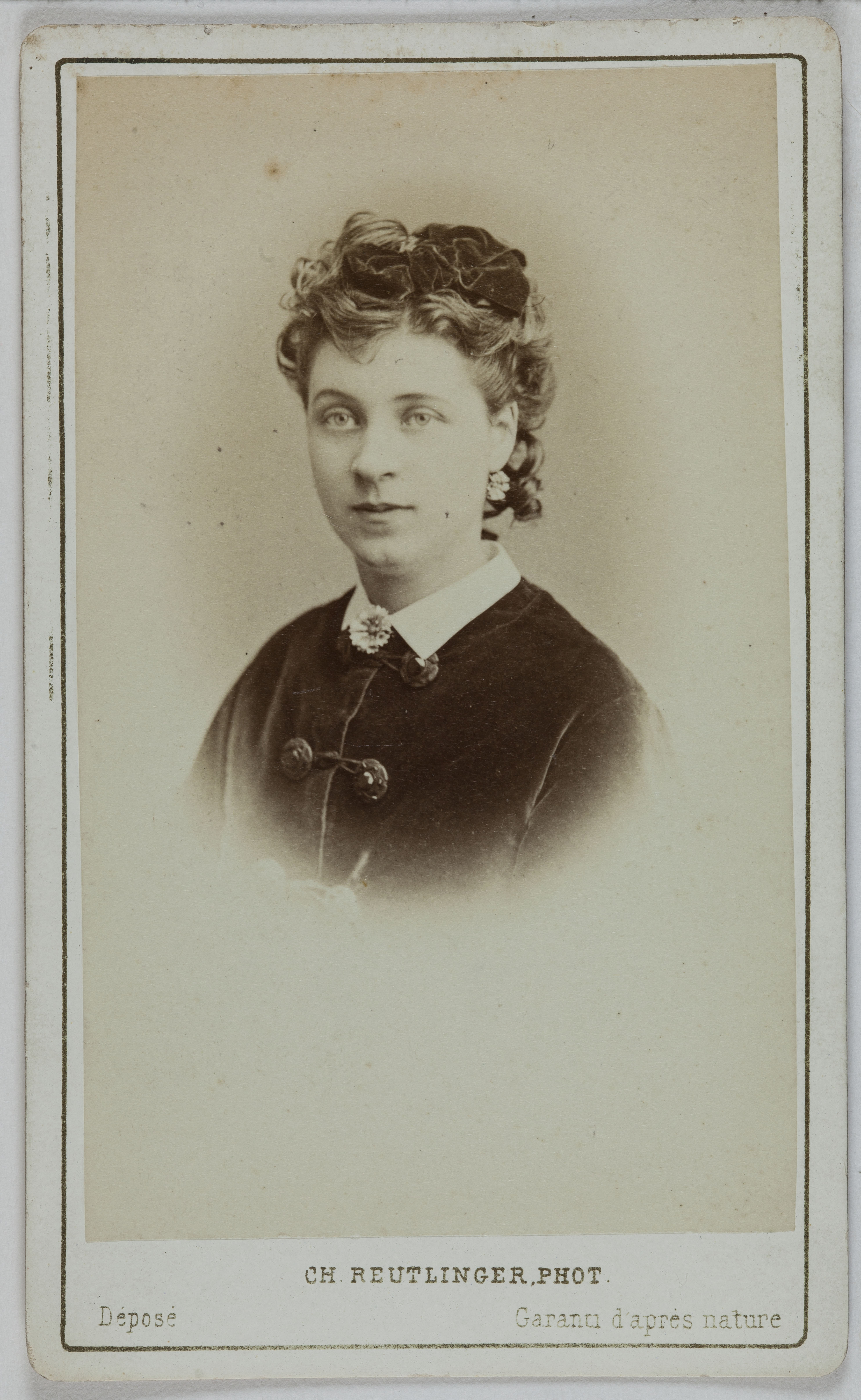 Charles Reutlinger, Portrait de Juliette Maria Joséphine Baratand (actrice)