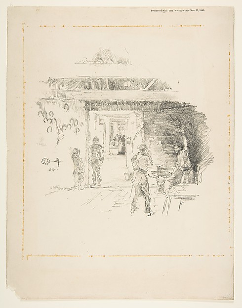 James McNeill Whistler, The Tyresmith, from "The Whirlwind"