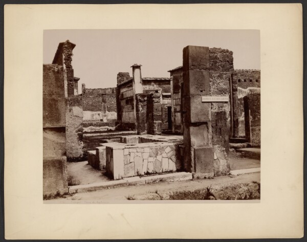 Giorgio Sommer, Pompei, Casa di Sallustio
