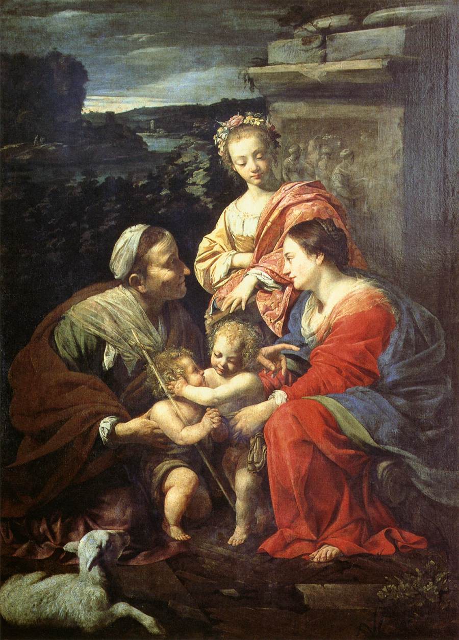 Simon Vouet, The Virgin and Child with Saint Elizabeth, Saint John the Baptist and Saint Catherine