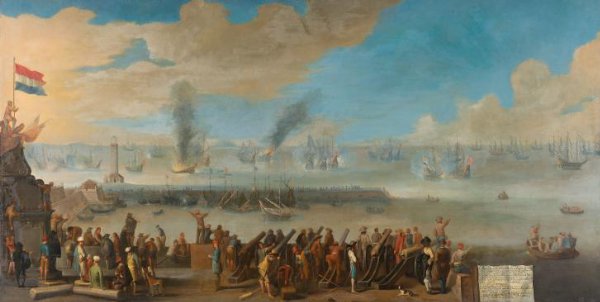 anonymous, The Battle near Livorno (14 March 1653)