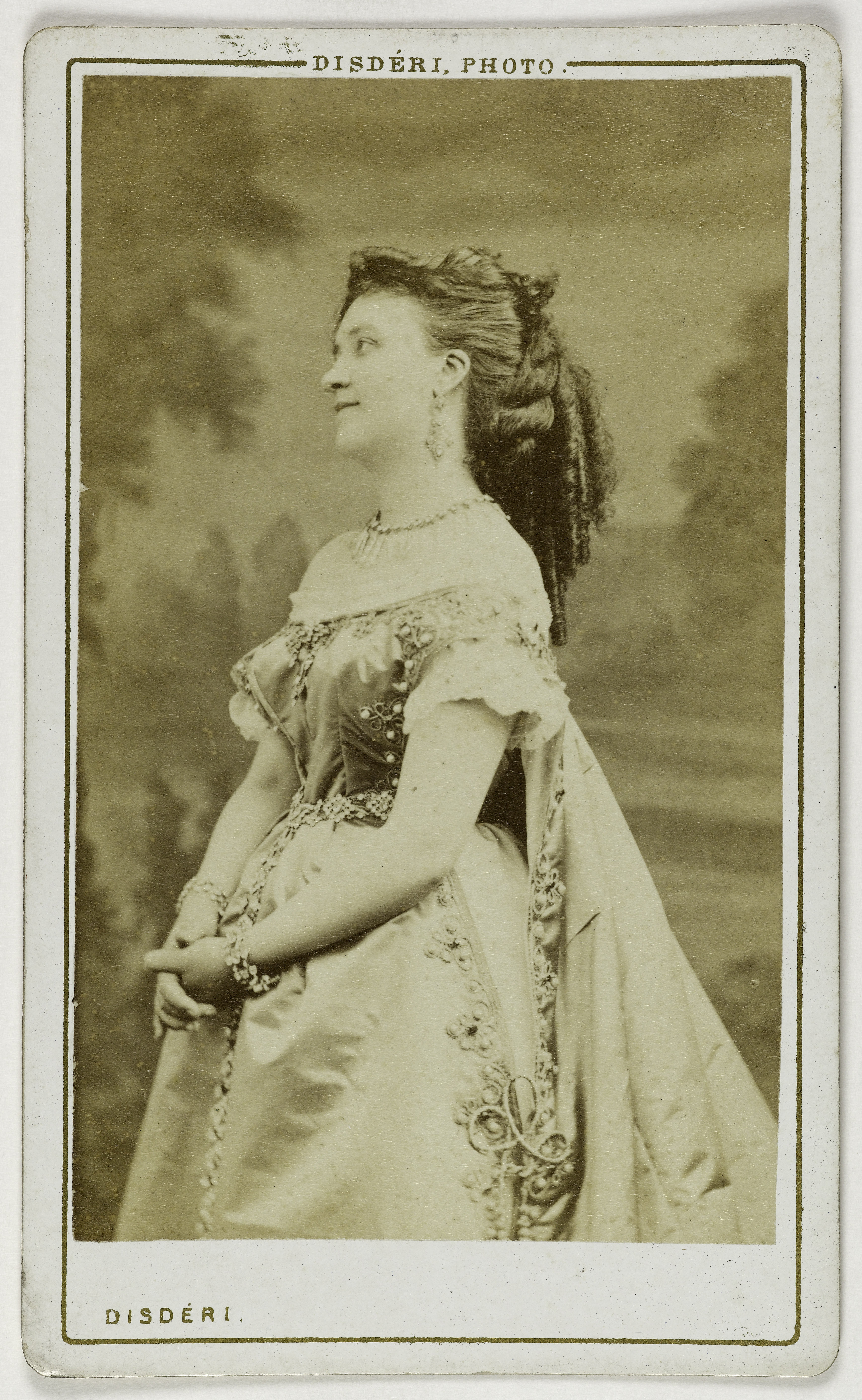 André-Adolphe-Eugène Disdéri, Portrait de Goëthals, (actrice)