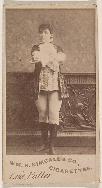 William S. Kimball & Company, Loie Fuller, from the Actresses series (N203) issued by Wm. S. Kimball & Co.