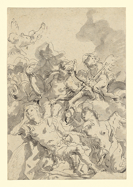 Giovanni Domenico Tiepolo, Rinaldo Enchanted by Armida