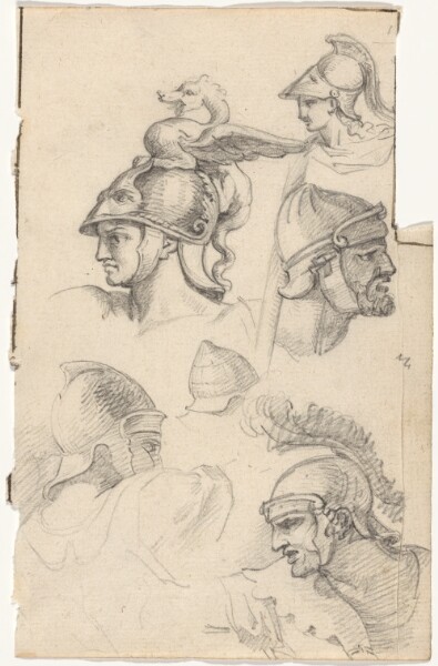 Unknown, Heads of Warriors